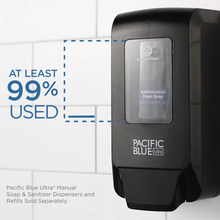 Pacific Blue Ultra Soap/Sanitizer Dispenser, 1,200 mL, White