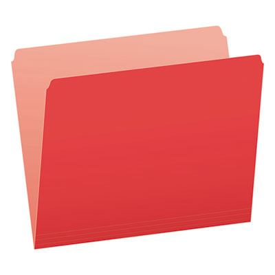 PFX152RED FOLDER,FIL,STR CUT,LTR,RD