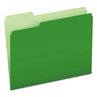 PFX15213BGR FOLDER,FIL,1/3 CUT,LTR,GN