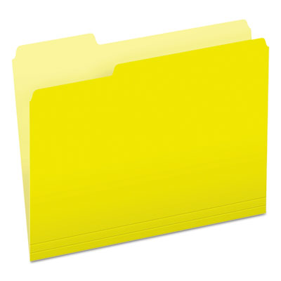 PFX15213YEL FOLDER,FIL,1/3 CUT,LTR,YW
