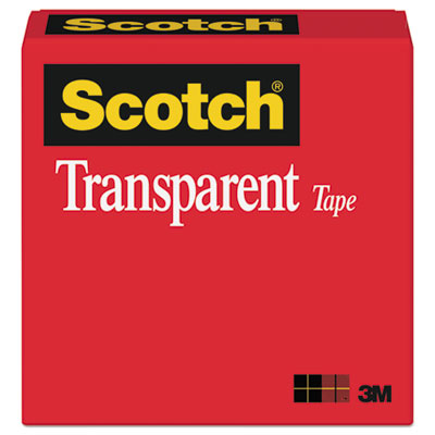 MMM600121296 TAPE,CELLO,TRANS,1/2X1296
