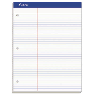 TOP20345 PAD,DUAL LTR LAWRULE,WHT