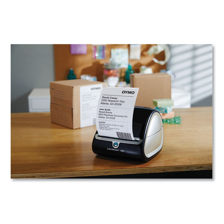 LW Extra-Large Shipping Labels, 4" x 6", White, 220 Labels/Roll, 5 Rolls/Pack