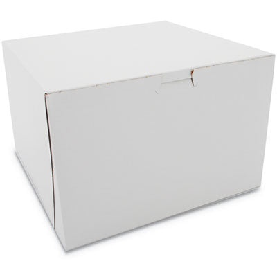 SCH0966 BOX,CAKE,9X9X6,LCKCRNR,WH