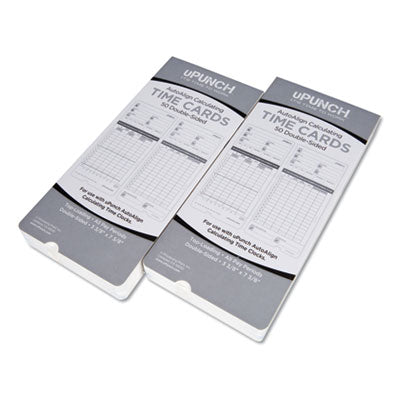 PPZHNTCL2100 CARD,TIME,UPUNCH,100/P,GY