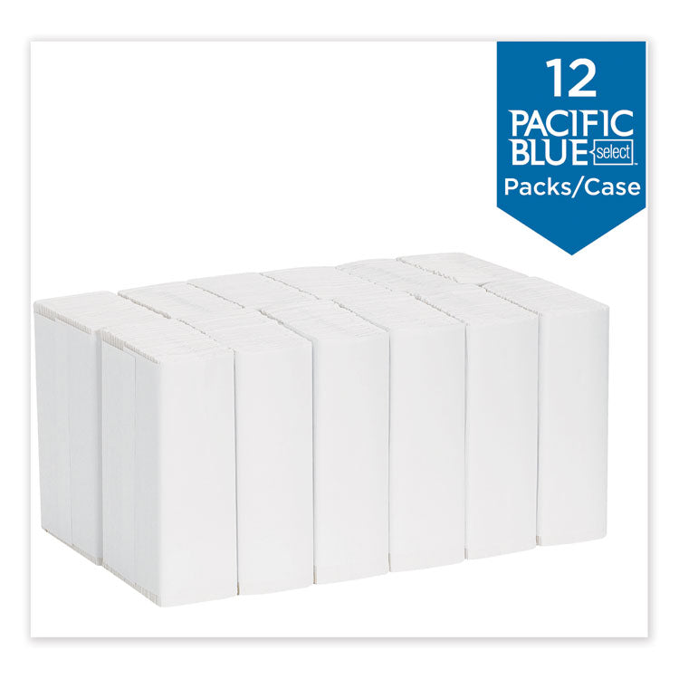 Pacific Blue Select C-Fold Paper Towels, 2-Ply, 10.1 x 12.7, White, 120/Pack, 12 Packs/Carton