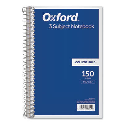 TOP65362 NOTEBOOK,3SUB,CLGE RLE,WH