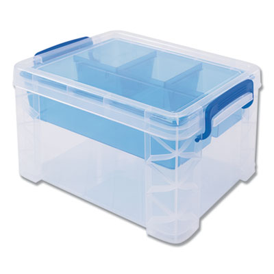 AVT37375 BOX,STORAGE,5 COMP,CLR