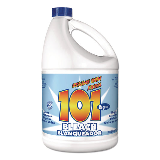Regular Cleaning Low Strength Bleach, Regular Scent, 1 gal Bottle,  6/Carton
