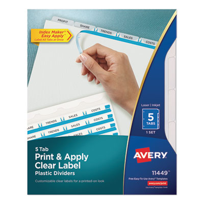 AVE11449 DIVIDER,INDX MAKR,5TB