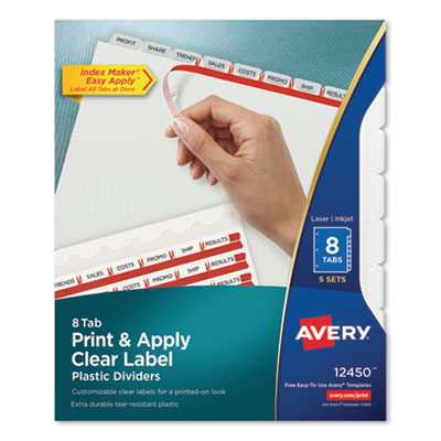 AVE12450 DIVIDER,LSR/INJ 8TB,CLR
