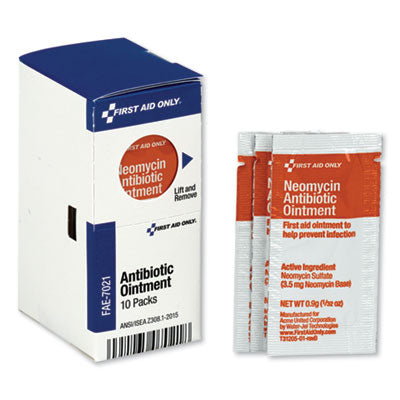 FAOFAE7021 FIRST AID,OINTMENT,10PKBX