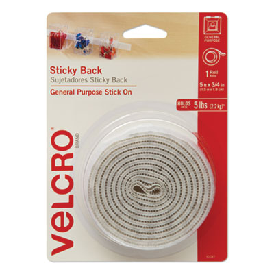 VEK90087 TAPE,STKY-BK,3/4"X5',WE