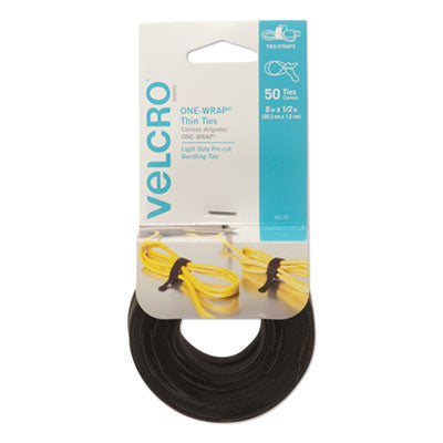 VEK95172 FASTENER,THIN TIE,50PK,BK