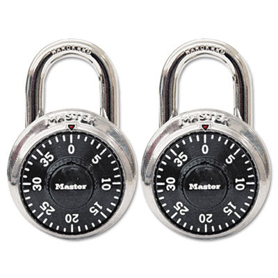 MLK1500T PADLOCK,COMBO,BKDIAL,2PK