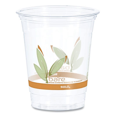 DCCRTP12BARECT CUP,12OZ,SQT,20/50,CLR