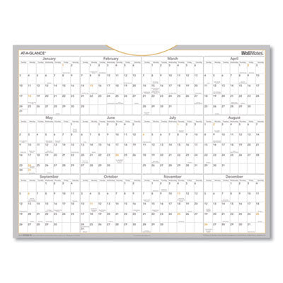 AAGAW506028 CALENDAR,WALL,DRI ERSE,WH