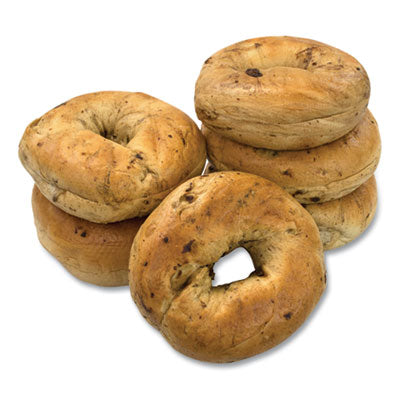 GRR90000008 FOOD,CINNAMON RSN BAGEL,6