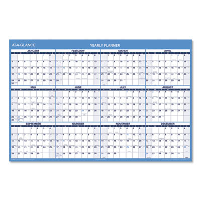 AAGPM30028 CALENDAR,ERASABLE,12MO,BE