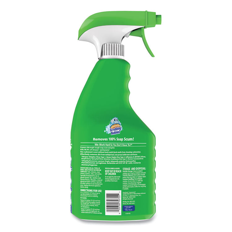 Multi Surface Bathroom Cleaner, Fresh Citrus Scent, 32 oz Spray Bottle, 8/Carton