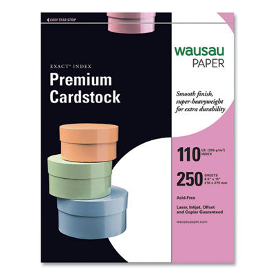 WAU4050848508 PAPER,CRDSTK,110#,LTR,WH