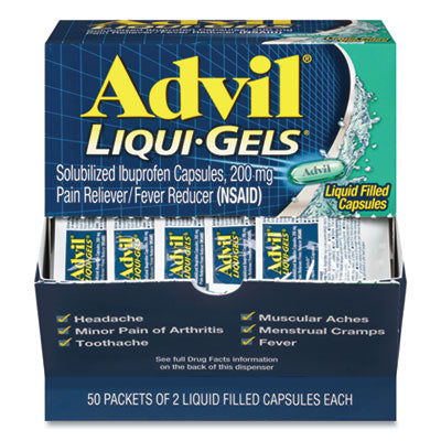 PFYBXAVLQG50BX FIRST AID,ADVIL LIQD GELS