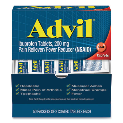 PFYBXAVL50BX REFILL,ADVIL 50-2/PK