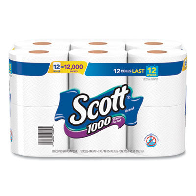 KCM10060 TISSUE,BATH,1000SH,4PK