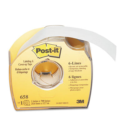 MMM658 TAPE,POST-IT,1X700IN
