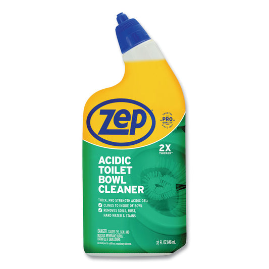 Acidic Toilet Bowl Cleaner, Mint Scent, 32 oz Bottle (Each)