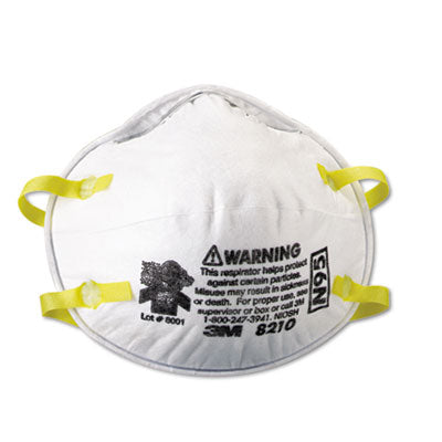 MMM8210 MASK,RESPIRATOR,N95,WE