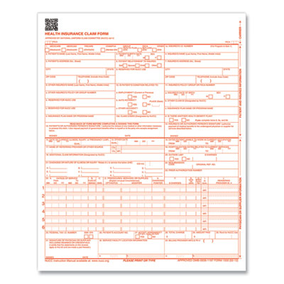 TFPCMS12LC1 FORM,HLTH INSRNC,1000/CT