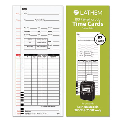 LTHE79100 CARD,CARD,2SIDD,TIME,DS,E