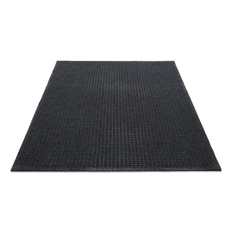 EcoGuard Indoor/Outdoor Wiper Mat, Rectangular, Charcoal Gray Carpeted Surface, 36" x 60"