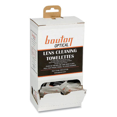 BOU252LCT100 LENS,CLEANG TOWLETTES,100