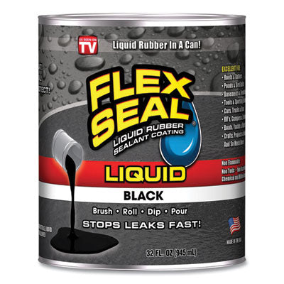 FSGLFSBLKR32 ADHESIVE,LIQ RB,32OZ,BK
