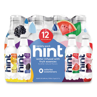 HIN00149 WATER,FLVRD,16OZ,12/CT