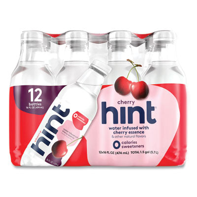 HIN00157 WATER,CHERRY,16OZ,12/CT