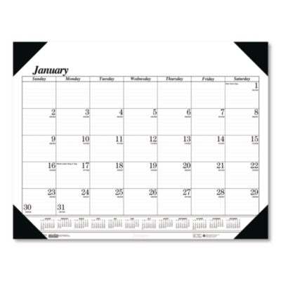 HOD0124 CALENDAR,DESK,12 MO,WE