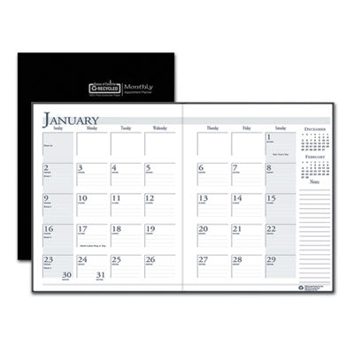 HOD260602 PLANNER,MONTHLY,BK