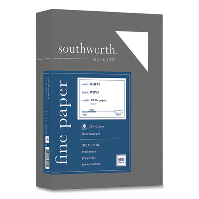 SOU403C PAPER,25%COT,20#,LTR,WE