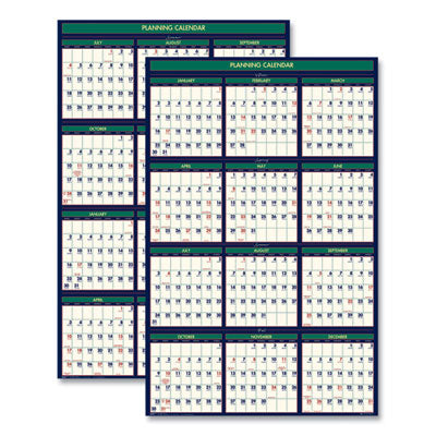 HOD390 CALENDAR,WALL,ACAD+REG YR