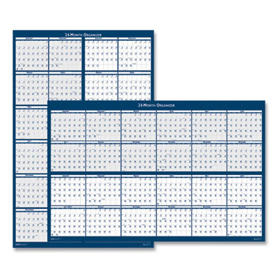 HOD3964 CALENDAR,2YR,WALL,LAM,REV
