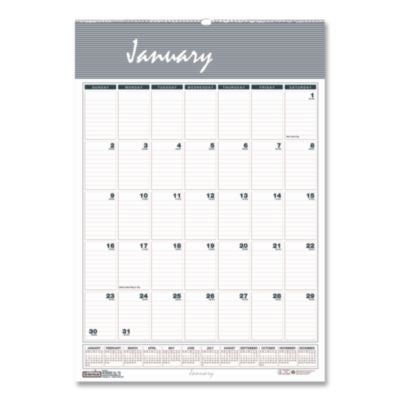 HOD333 CALENDAR,WALL,MLY,15.5X22