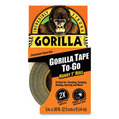 GOR6100109 TAPE,1"X10YD,BK