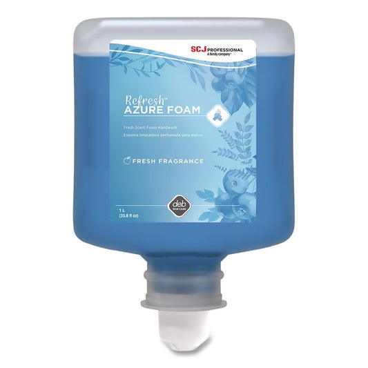 Refresh Foaming Hand Soap Manual Cartridge Refill, Fresh Apple Scent, 1 L, 6/Carton