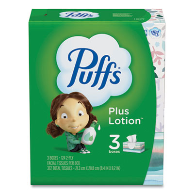 PGC39363PK TISSUE,PUFFS,PLUS,3PK/124