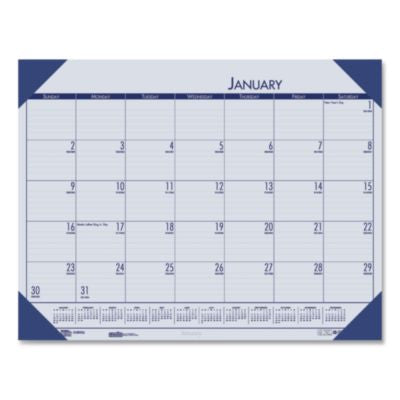 HOD12440 CALENDAR,DESK,12 MO,BE
