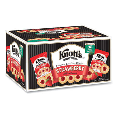 KNOBIS59637 FOOD,SHRTBRD,STRWB,2OZ,36