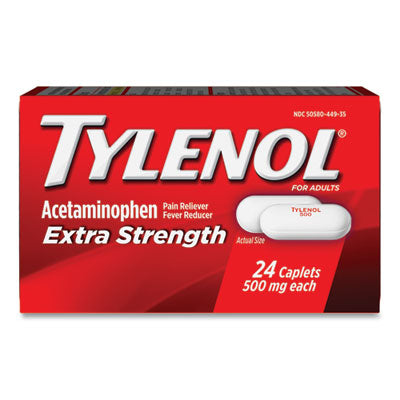 MCL044905 FIRST AID,ACET,500MG,24CP